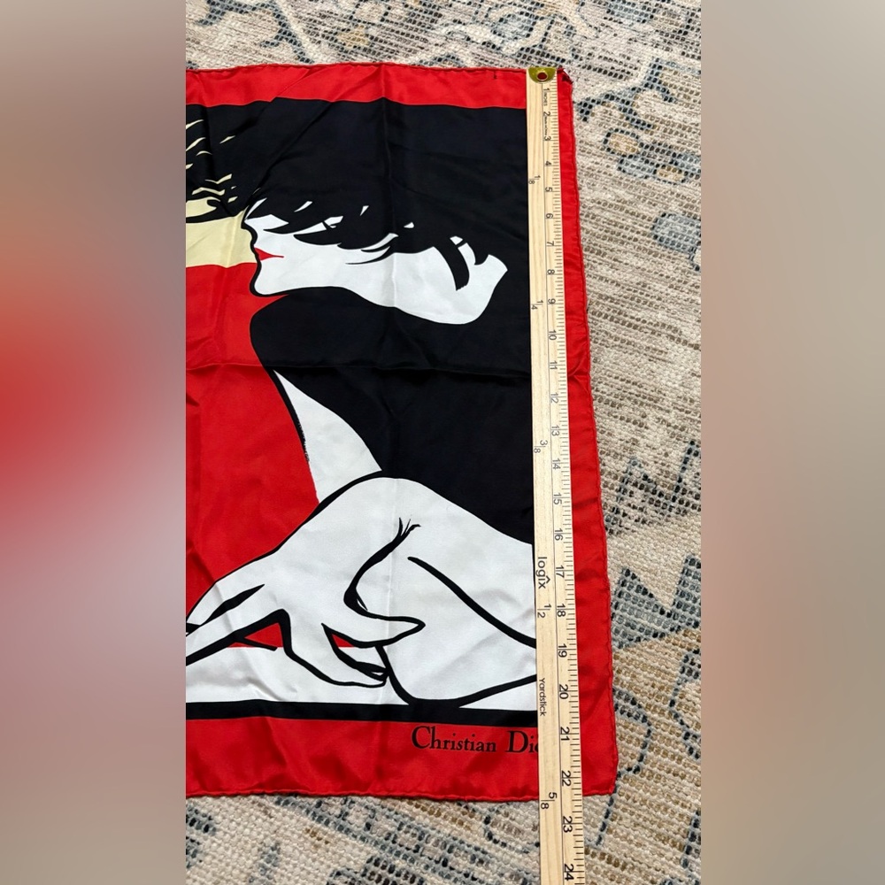 Dior silk neckerchief. - Picture 5 of 6